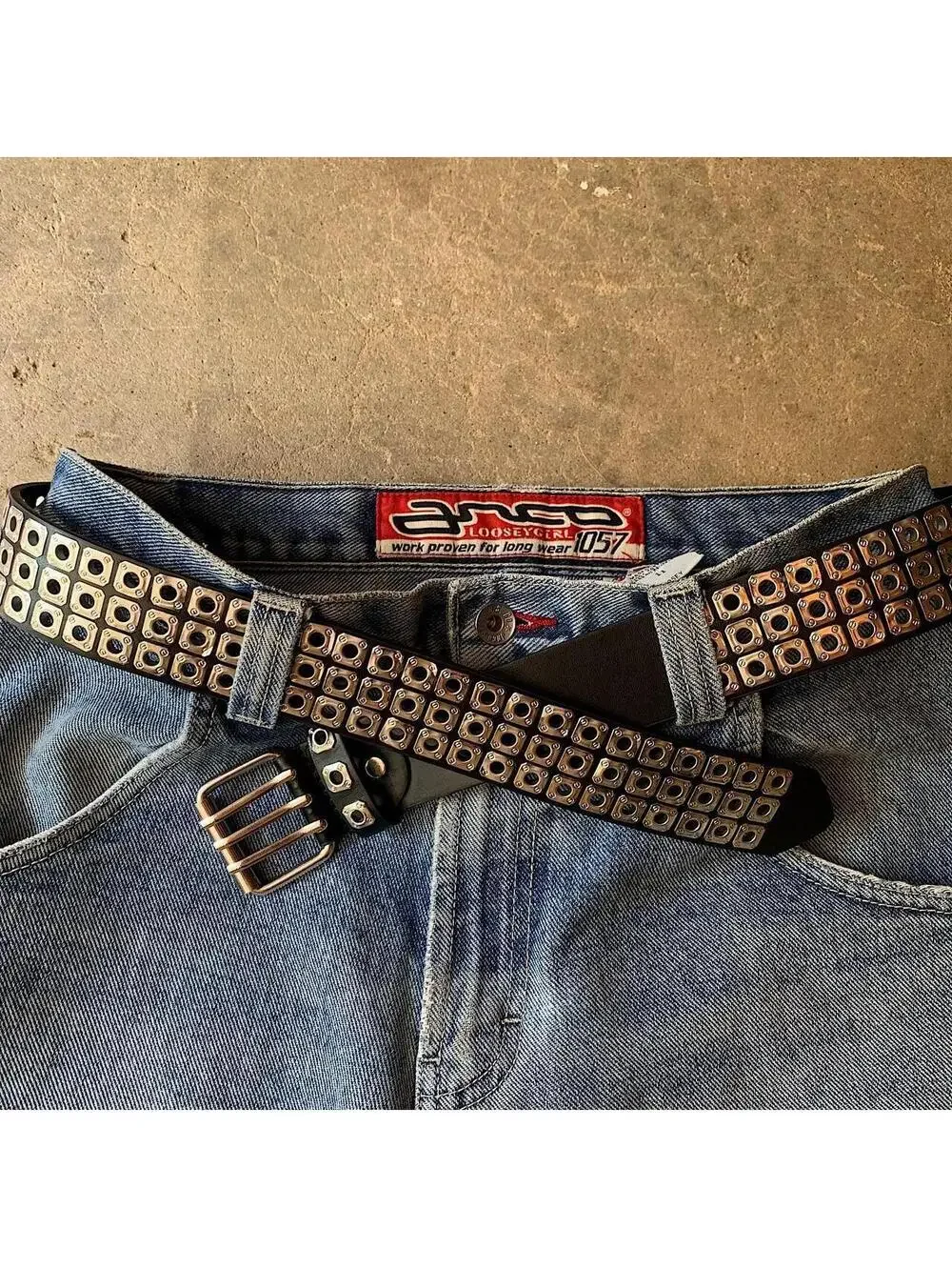 Y2K Cyber Black Belt 42 Inch Unisex